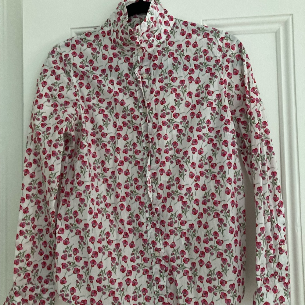 J. Crew Liberty Button Down, Rose, 6